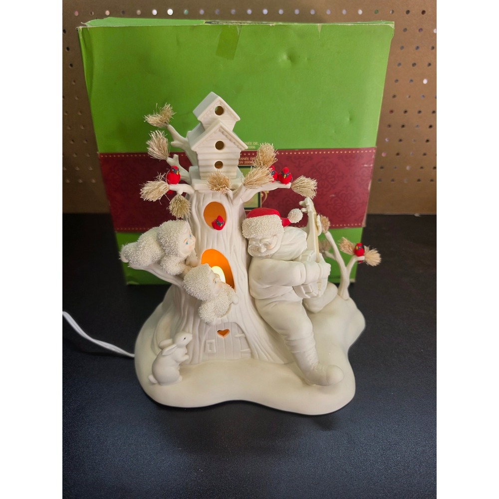 Dept 56 Snowbabies Sing Us A Song Santa Lighted Figurine 56.69818 Limited 2006